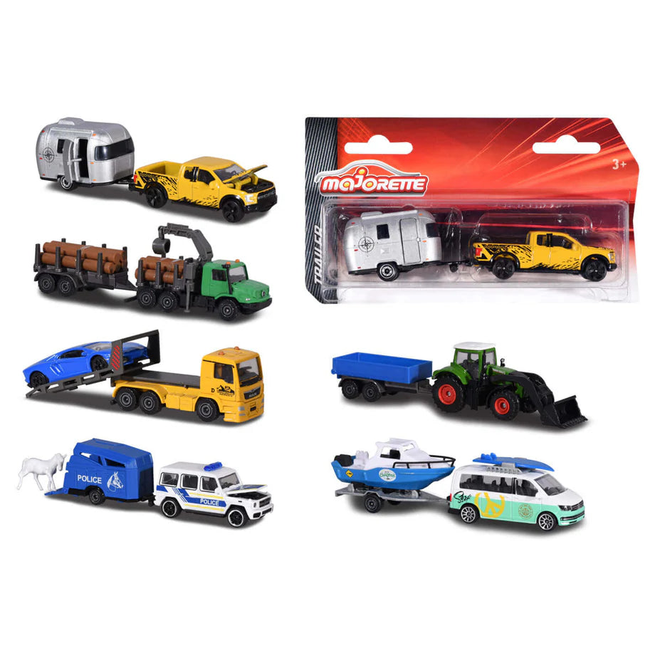 Majorette City Vehicle & Trailer Set (Styles May Vary)