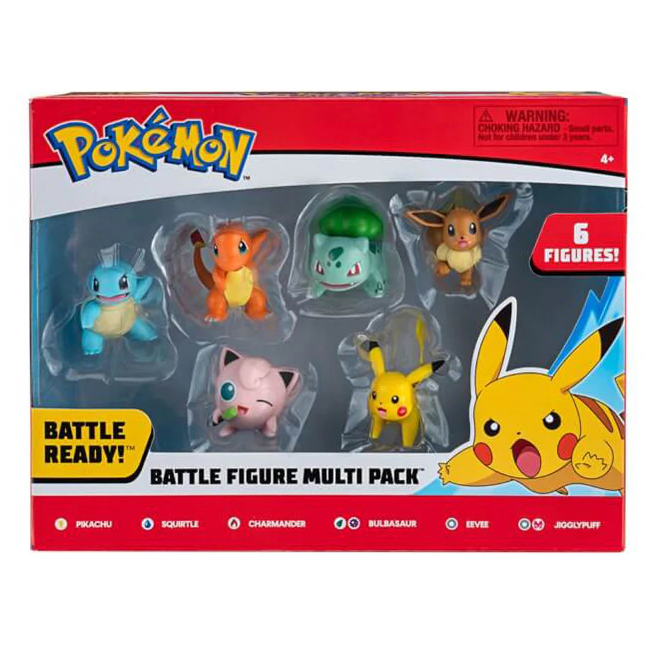 Pokemon Battle Figure Multipack 6 Pieces (Styles May Vary)