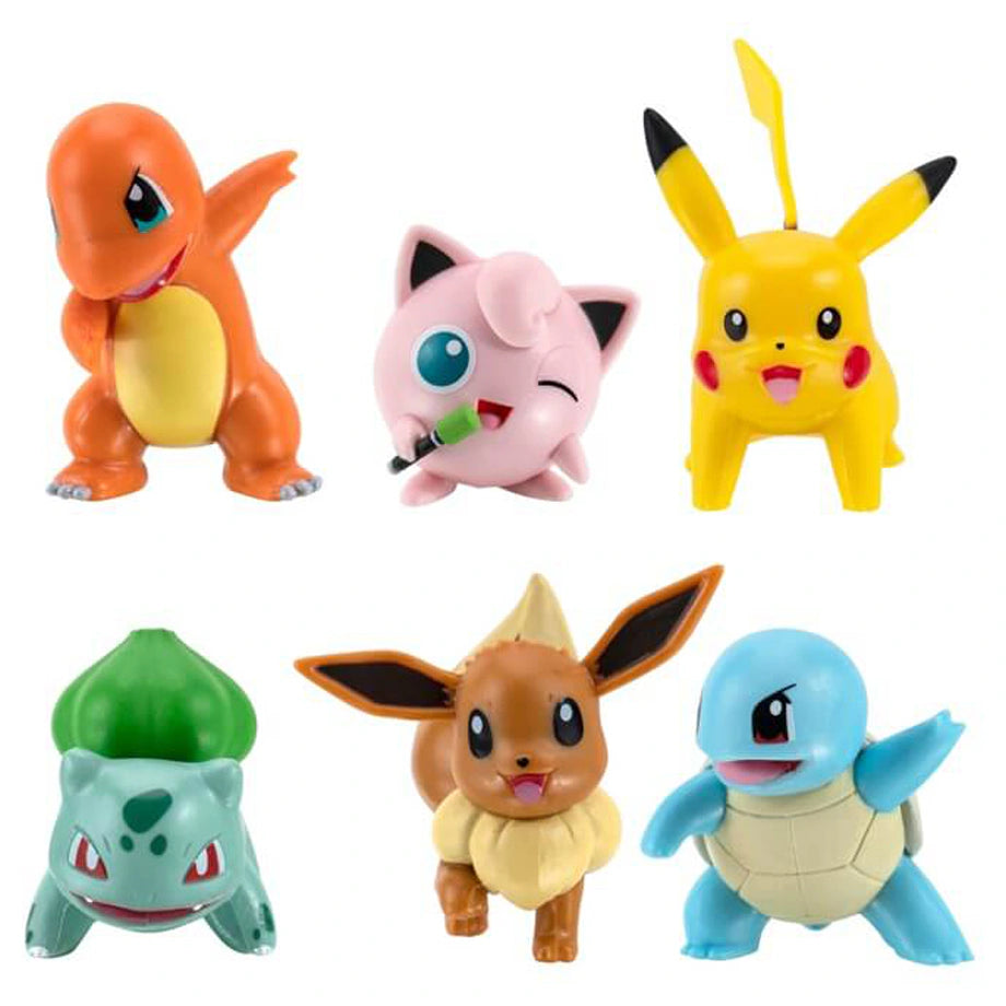 Pokemon Battle Figure Multipack 6 Pieces (Styles May Vary)