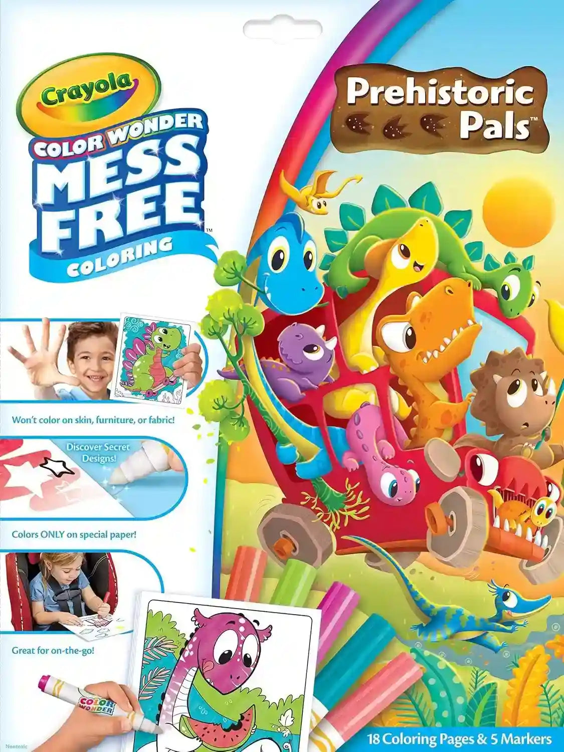 Crayola Color Wonder Prehistoric Pals Activity Set