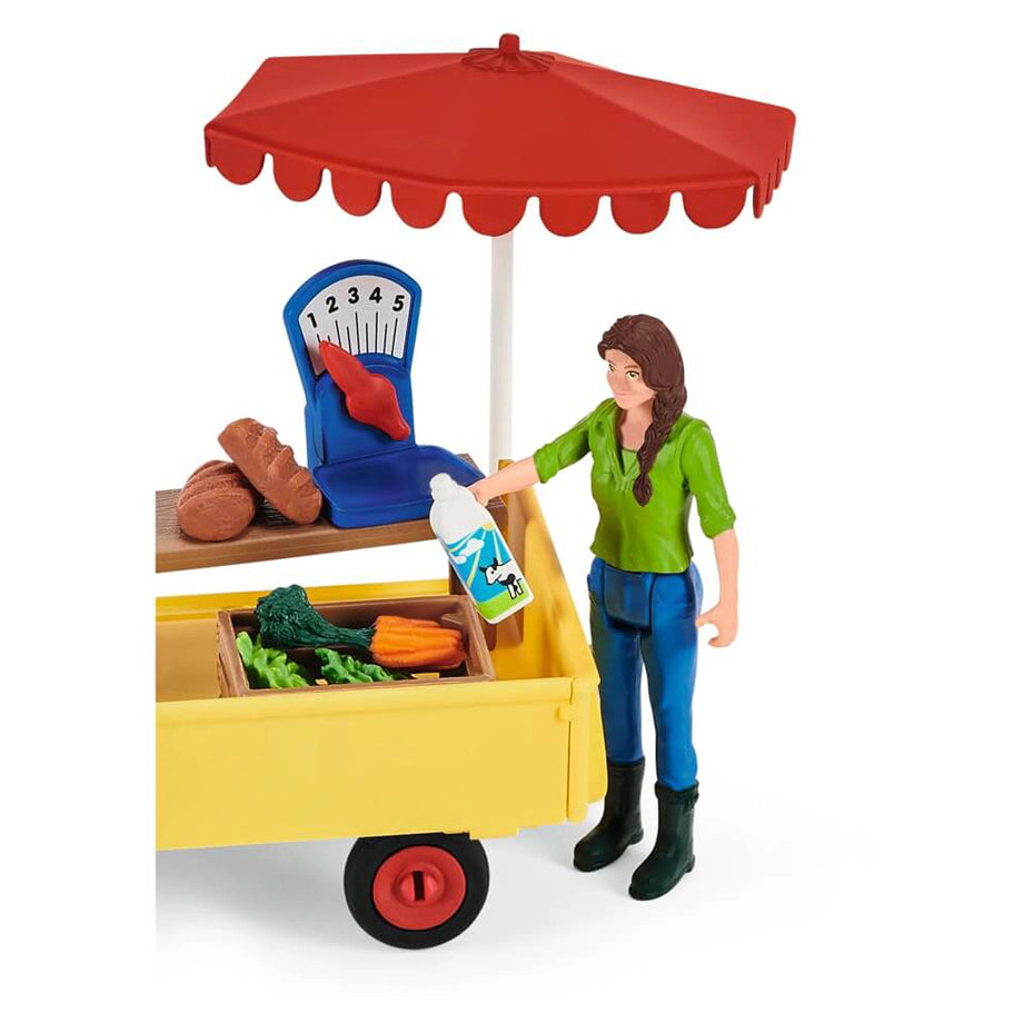 Schleich Sunny Day Mobile Farm Stand Playset