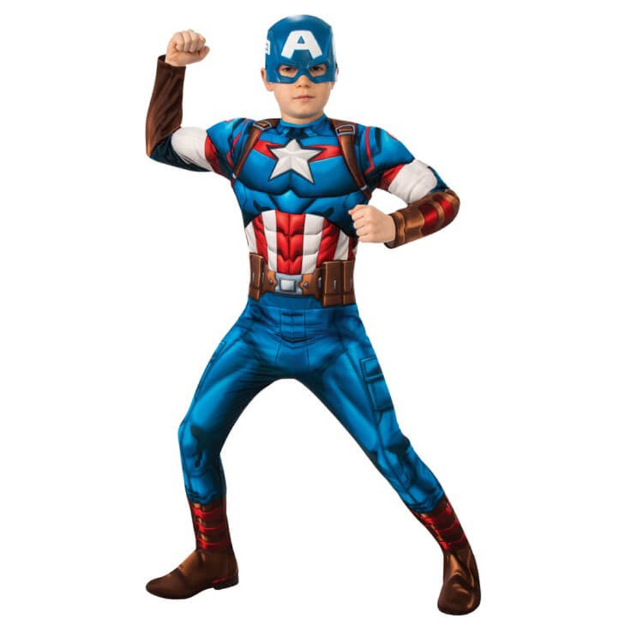 Rubie's Captain America Deluxe Kids' Costume (Large)