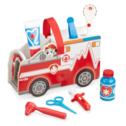 Melissa & Doug PAW Patrol Marshall Wooden Rescue Caddy Set