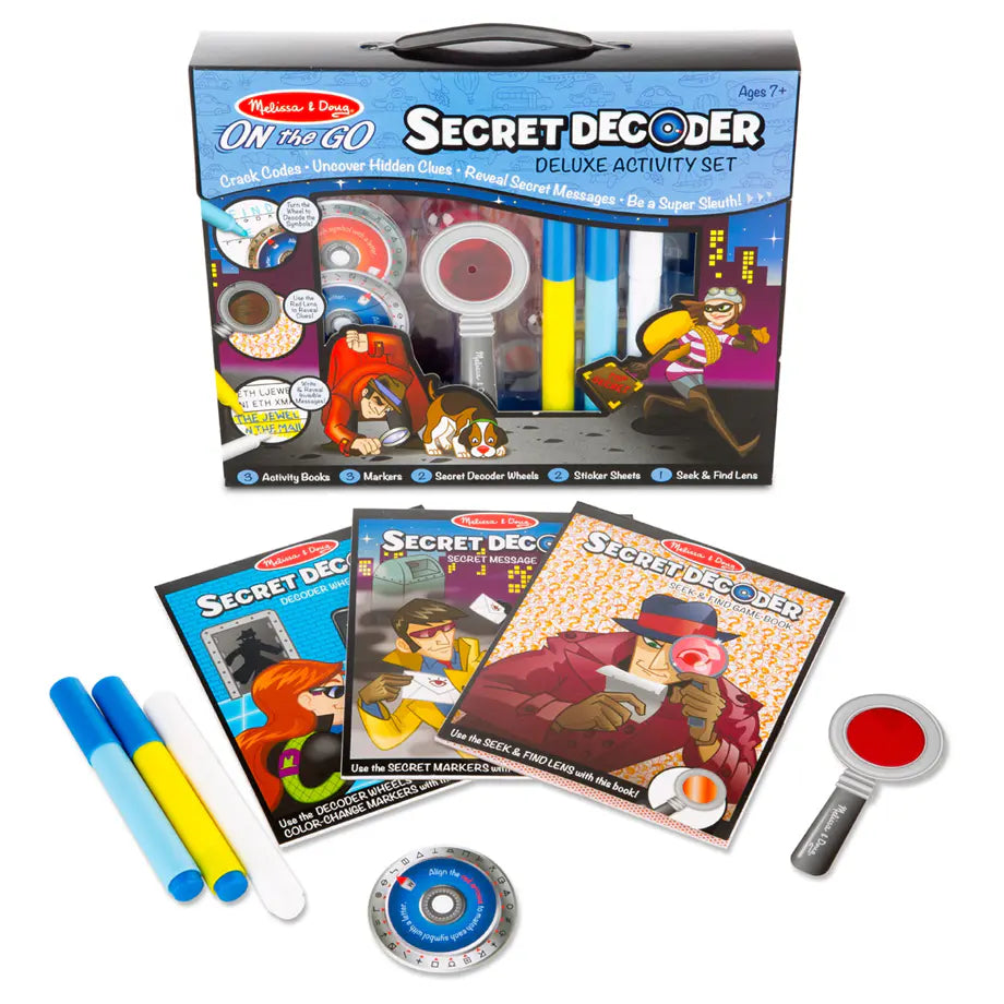 Melissa & Doug On The Go Secret Decoder Deluxe Activity Set