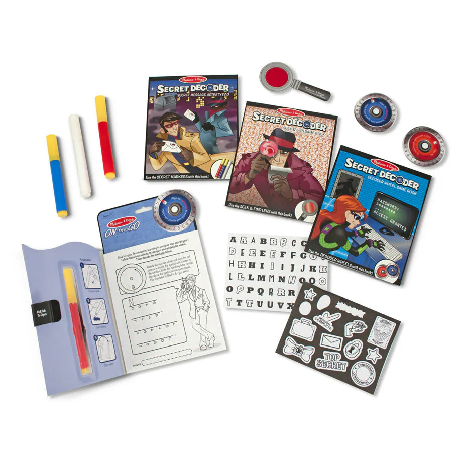 Melissa & Doug On The Go Secret Decoder Deluxe Activity Set