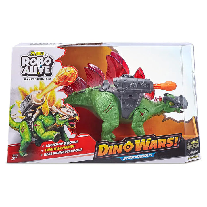 Robo Alive ZURU Dino Wars Stegasaurus Playset (37 cm)