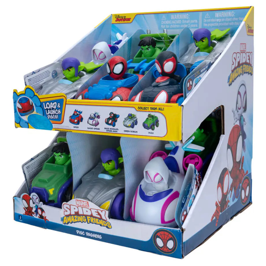 Marvel Spidey and His Amazing Friends Disc Dasher Vehicle (Styles May Vary)