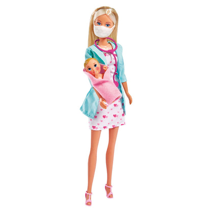 Steffi Love Color Change Baby Doctor Doll Set (29 cm)