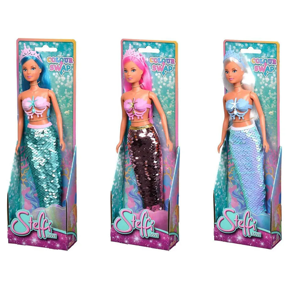 Steffi Love Color Swap Mermaid Doll (Assorted)
