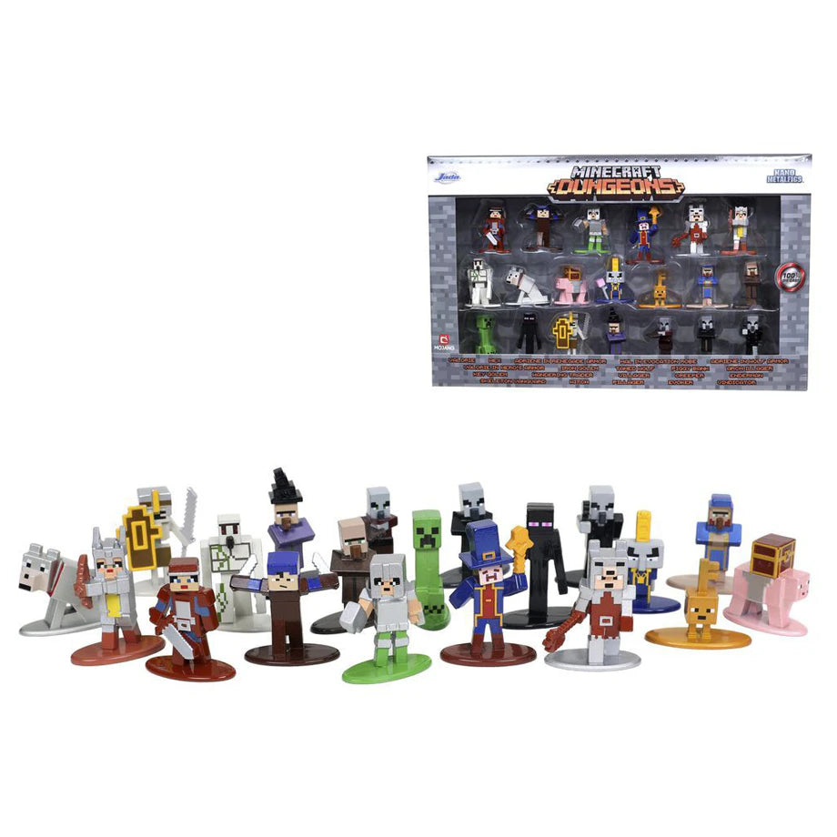 Jada Minecraft Wave 4 Dungeons Die-Cast Collectible Figures (Pack of 20)