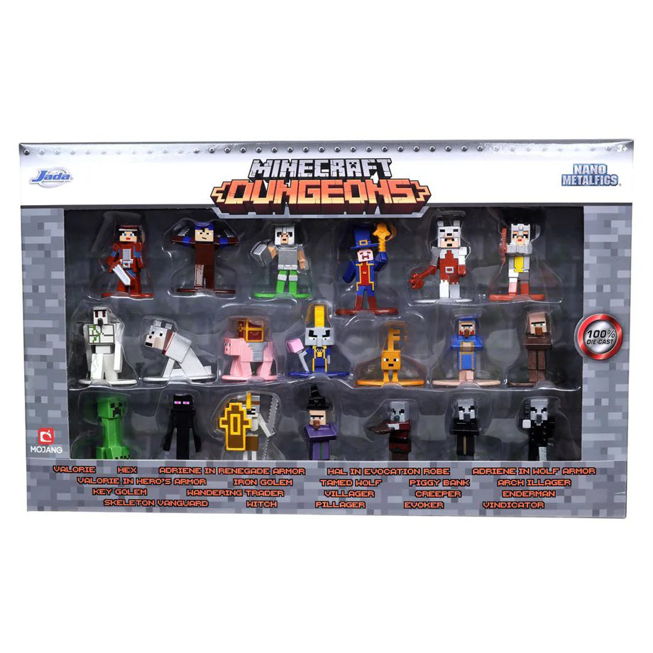 Jada Minecraft Wave 4 Dungeons Die-Cast Collectible Figures (Pack of 20)