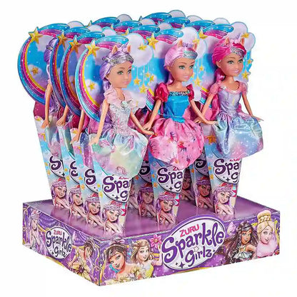 Sparkle Girlz Unicorn Princess in Cone Doll (27 cm, Styles May Vary)