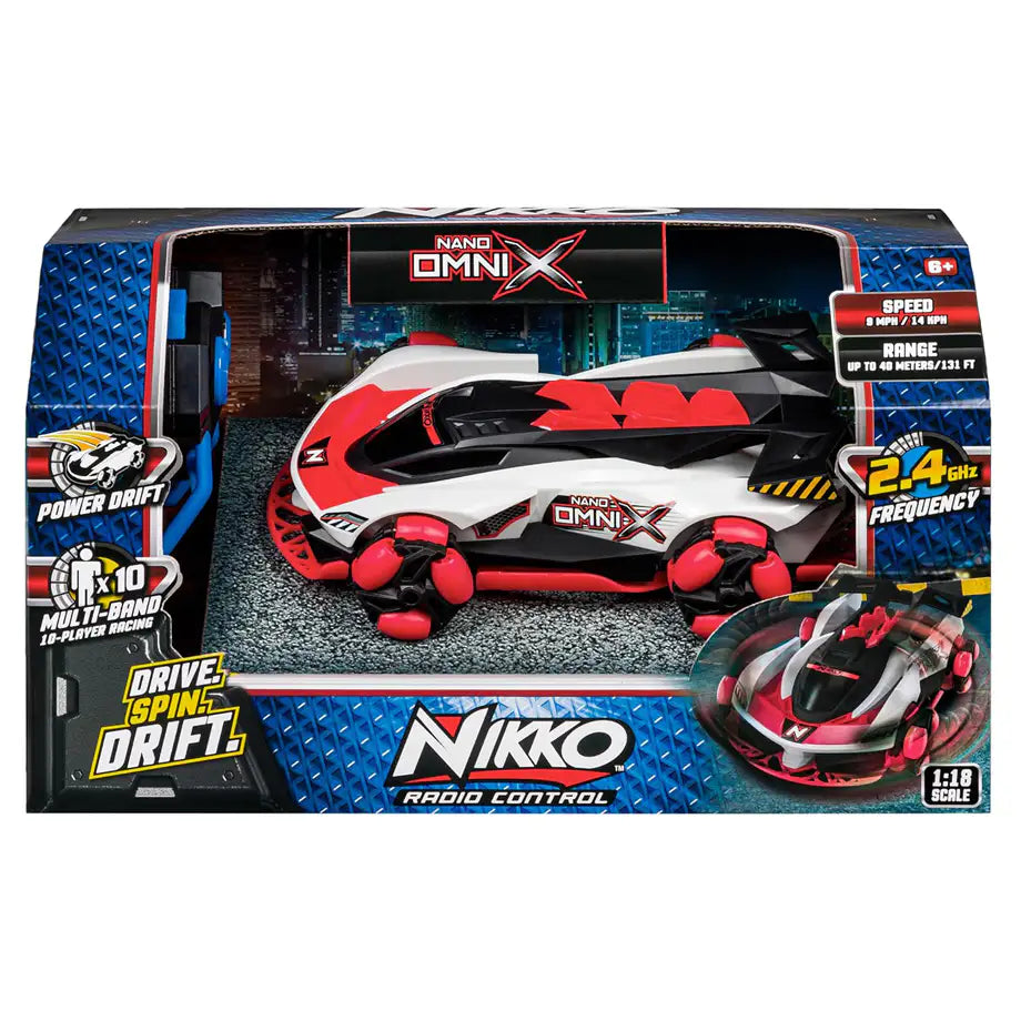 Nikko Nano Omni X Remote Control Car 1:18 (Assorted)