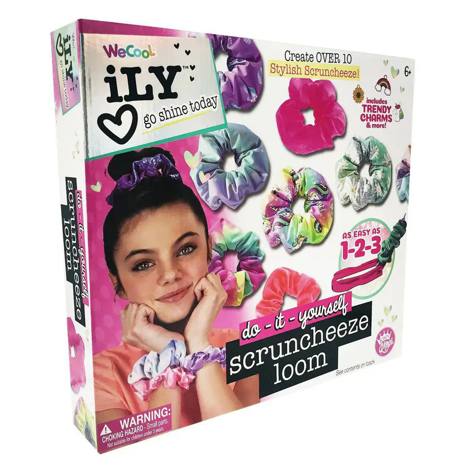 WeCool Ily Do it Yourself Scruncheeze Loom (10 pieces)