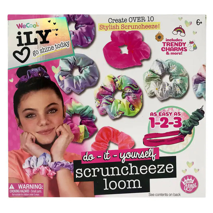 WeCool Ily Do it Yourself Scruncheeze Loom (10 pieces)