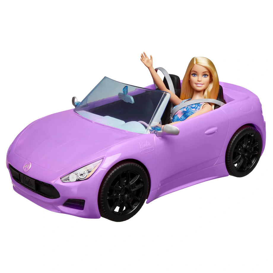 Barbie Glam Convertible Vehicle with Doll