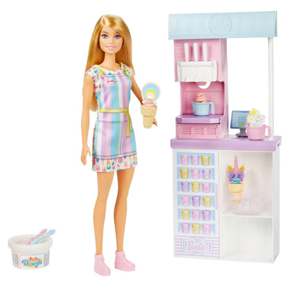 Barbie Ice Cream Shopkeeper Playset & Doll