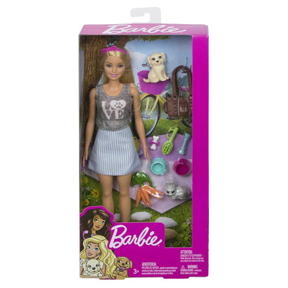 Barbie Doll with Pets (25 cm)