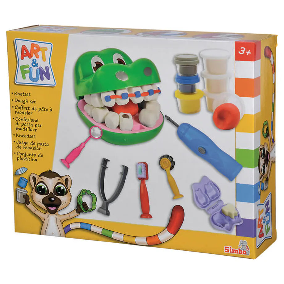 Simba Art & Fun Crocodile Dentist Dough Set