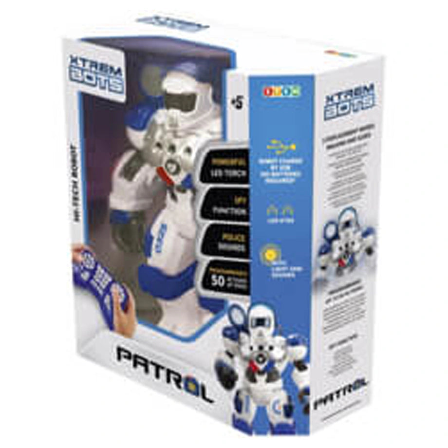 Xtrem Bots Patrol Bot Rc Robot Toy