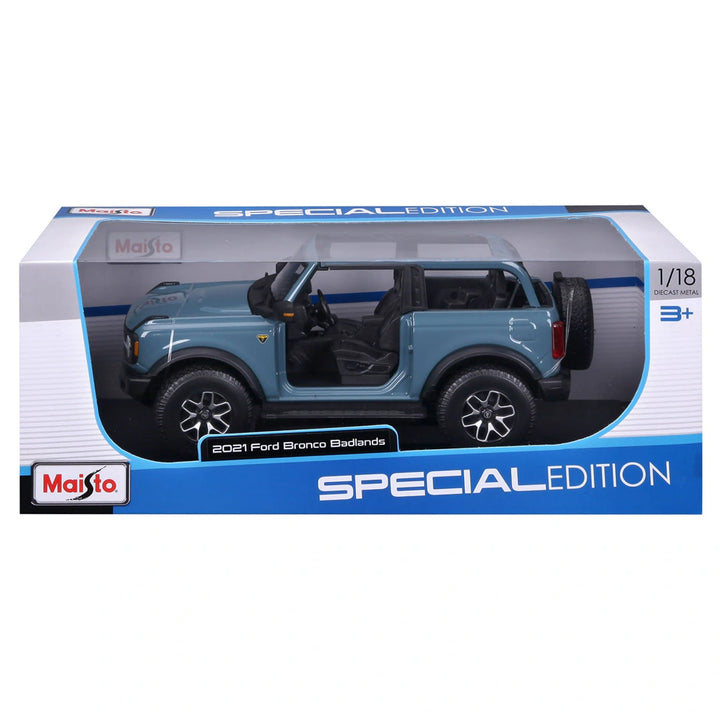 Maisto Special Edition 2021 Ford Bronco Badlands Die-cast Car (1:18)