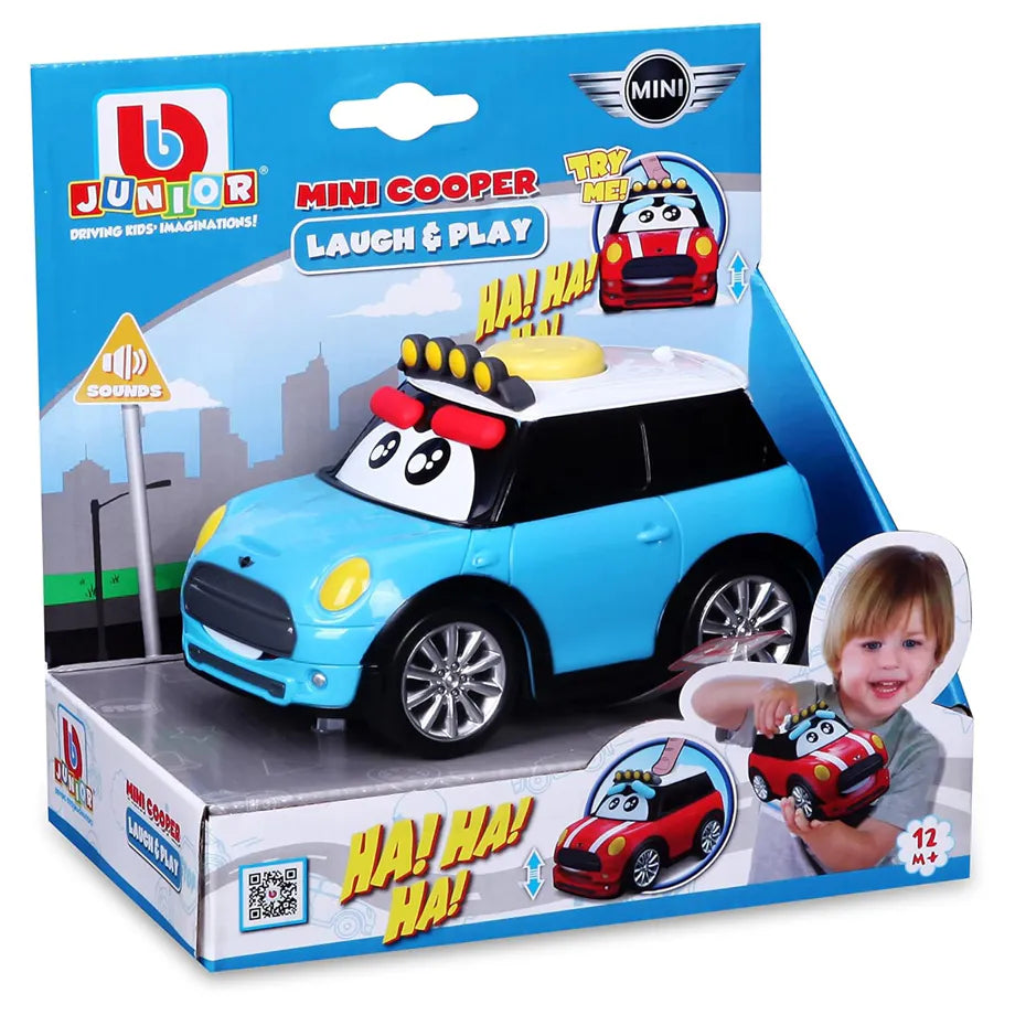 Bburago Junior Mini Cooper Laugh & Play Car (Assorted)