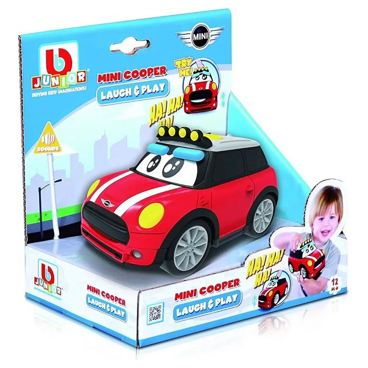 Bburago Junior Mini Cooper Laugh & Play Car (Assorted)
