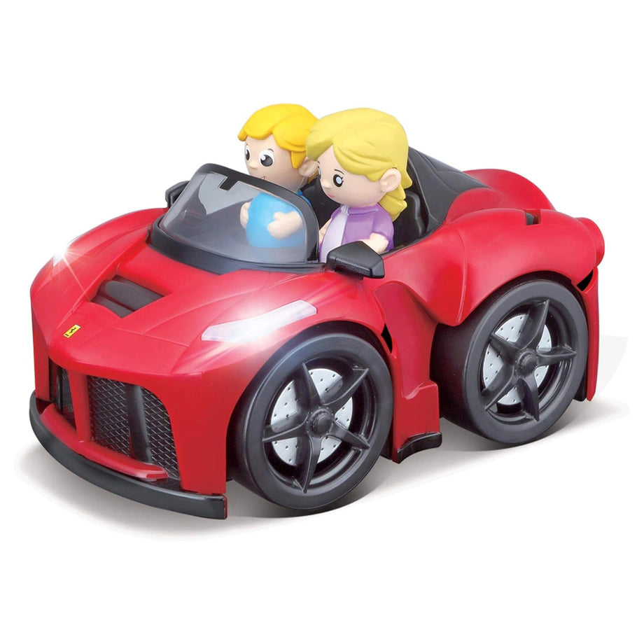 Bburago Junior Ferrari Poppin Drivers Toy Car (Red)