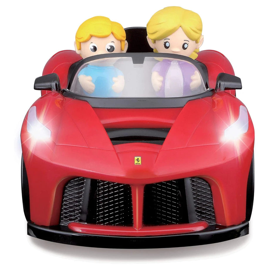 Bburago Junior Ferrari Poppin Drivers Toy Car (Red)