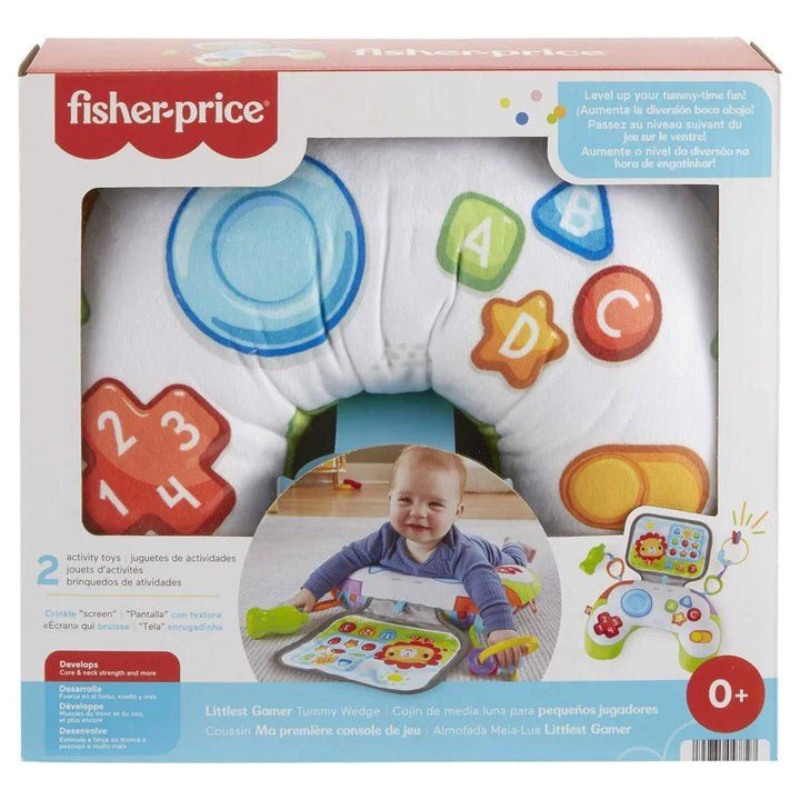 Fisher-Price Littlest Gamer Tummy Wedge Activity Toy -2 Pieces