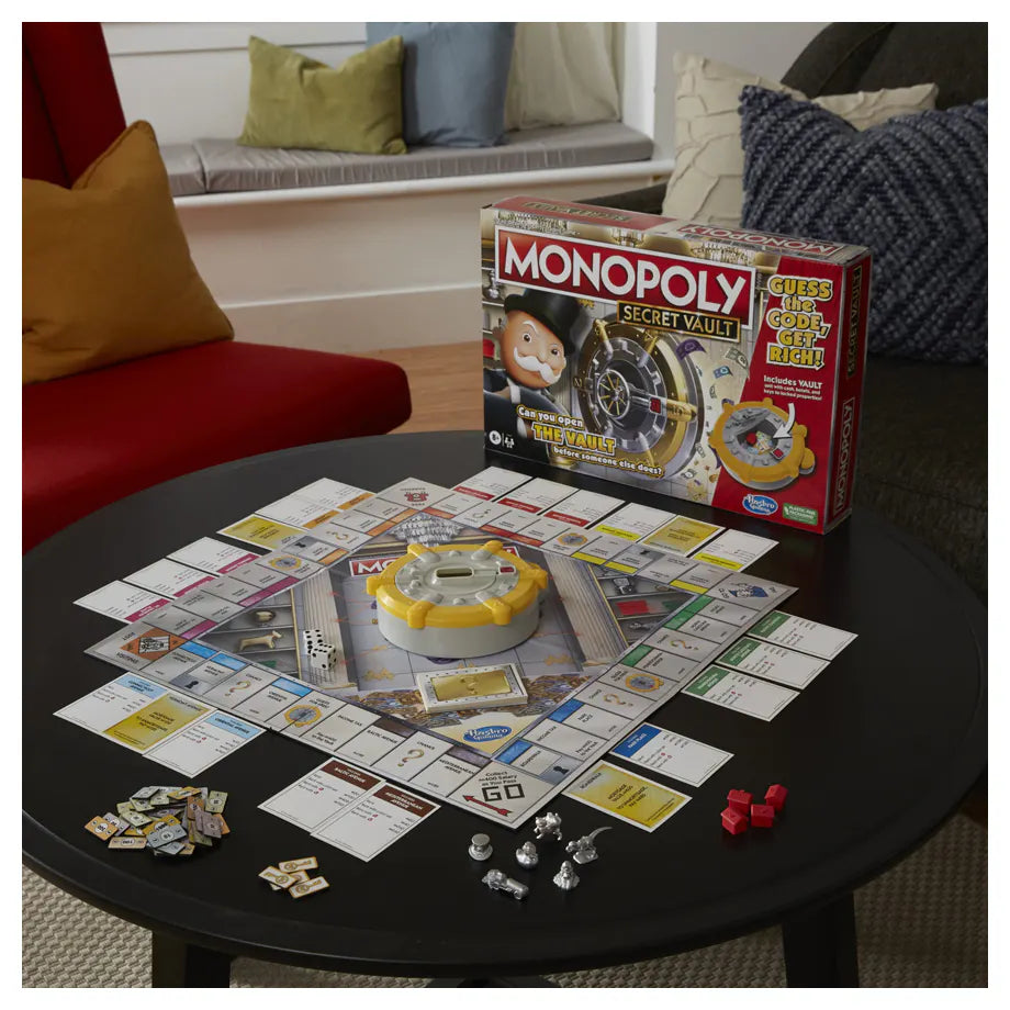 Hasbro Gaming Monopoly Secret Vault Board Game (2-6 Players)