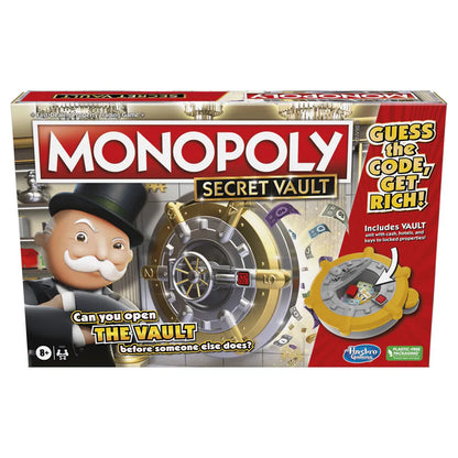 Hasbro Gaming Monopoly Secret Vault Board Game (2-6 Players)
