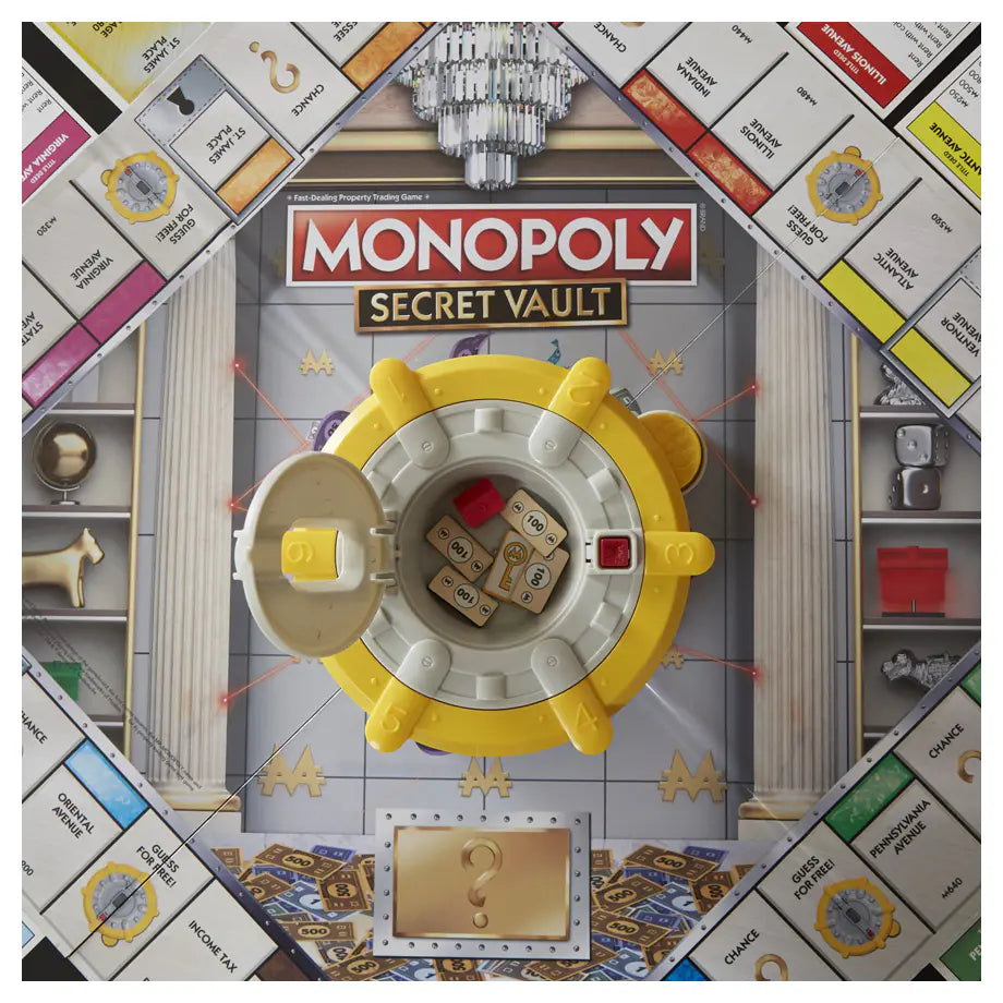 Hasbro Gaming Monopoly Secret Vault Board Game (2-6 Players)
