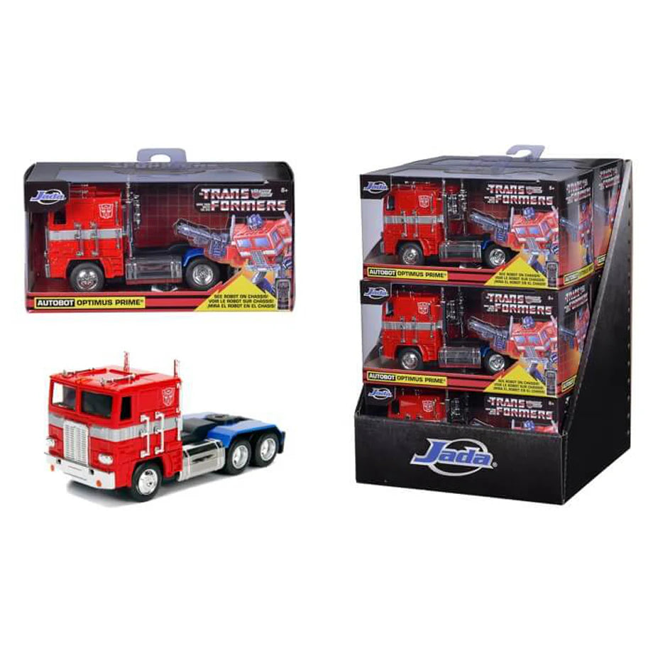 Transformers Jada Hollywood Rides G1 Autobot Optimus Prime Truck (1:32)