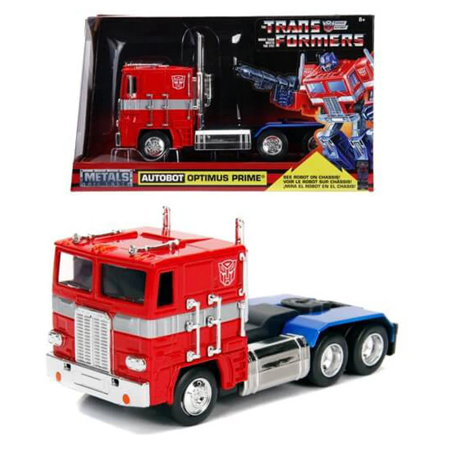 Transformers Jada Hollywood Rides G1 Autobot Optimus Prime Truck (1:24)