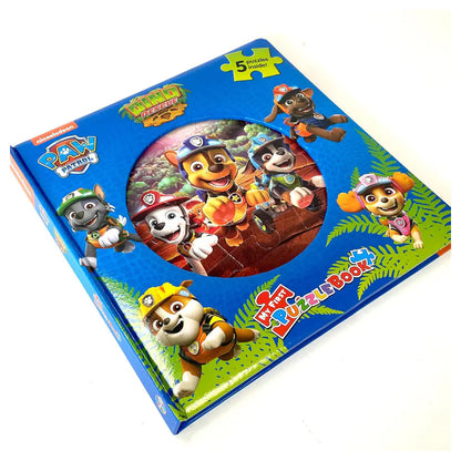 Phidal PAW Patrol Dino Rescue My First Jigsaw Puzzle Book (5 Puzzles, 9 Pieces each, Hardcover)