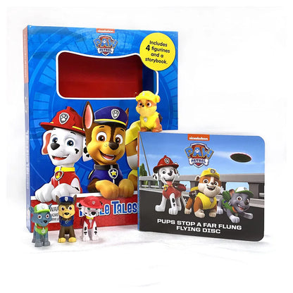 Phidal PAW Patrol Tattle Tales Activity Book with Four Figurines (12 Pages, Hardcover)