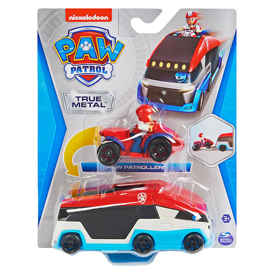 PAW Patrol Die Cast Team Vehicle with Ryder ATV Toy Car (1:55)