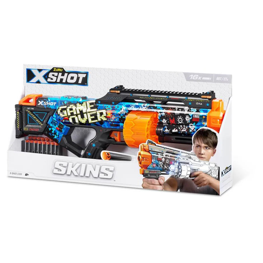 X-Shot Skins Last Stand Dart Blaster (Styles May Vary)