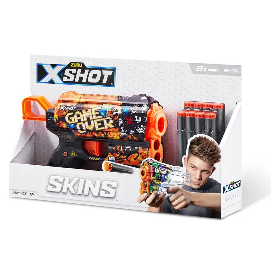 X-Shot Skins Flux Dart Blaster (Styles May Vary)