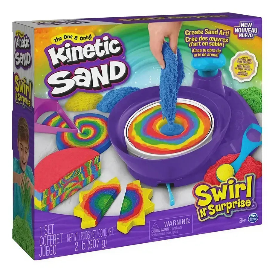 Kinetic Sand Swirl N’ Surprise Sand Art Kit