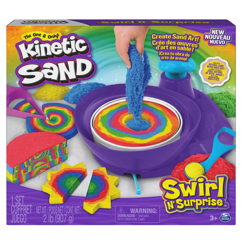 Kinetic Sand Swirl N’ Surprise Sand Art Kit