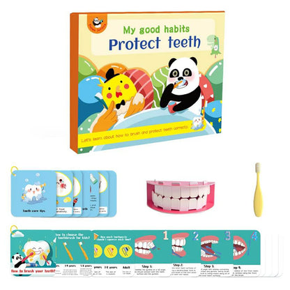 Panda Juniors My Good Habits Protect Teeth Activity Pad