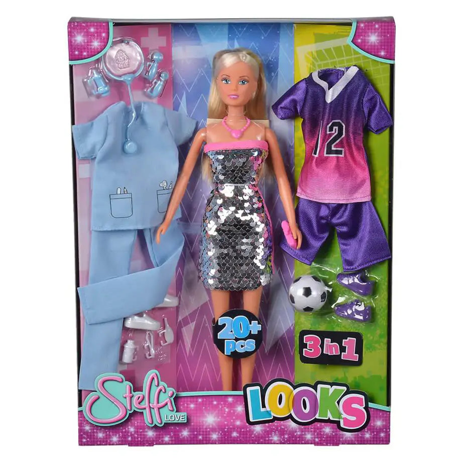 Steffi Love Simba 3-in-1 Looks Doll & Accessories (29 cm)