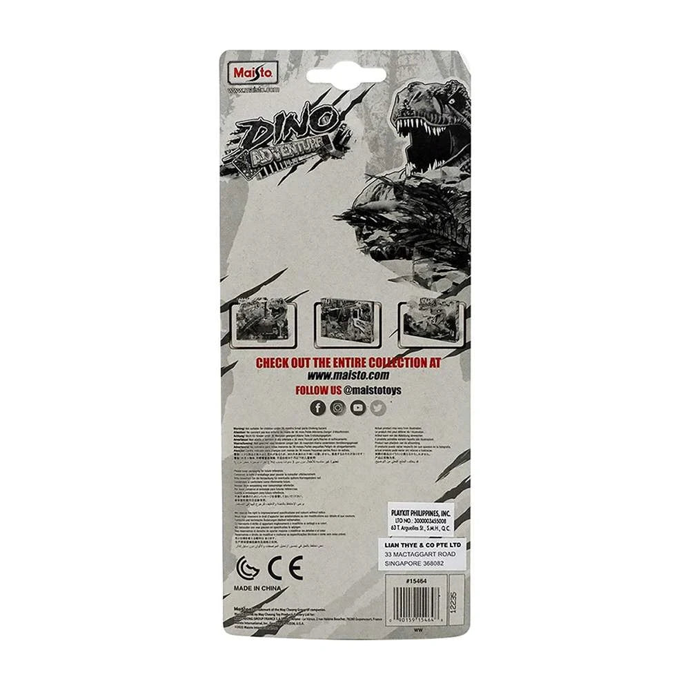 Maisto Dino Adventure Die-cast Vehicles (1:64, 5 Pack)