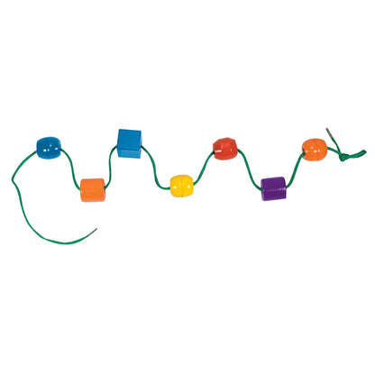 Melissa & Doug Primary Lacing Beads Educational Toy (30 Wooden Beads)