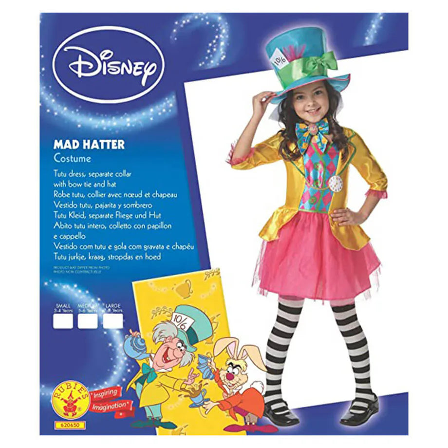 Rubie's Alice in Wonderland Mad Hatter Costume for Girls (Medium)