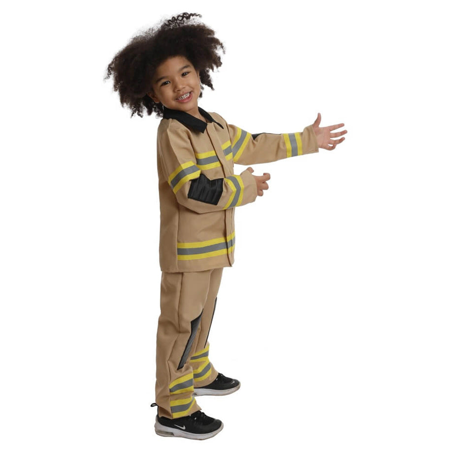 Mad Costumes Fire Fighter Costume for Kids (Medium)