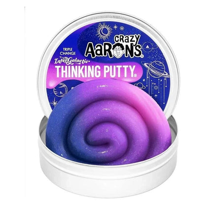 Crazy Aaron's Intergalactic Triple Color Change Thinking Putty