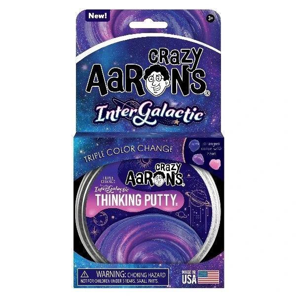 Crazy Aaron's Intergalactic Triple Color Change Thinking Putty